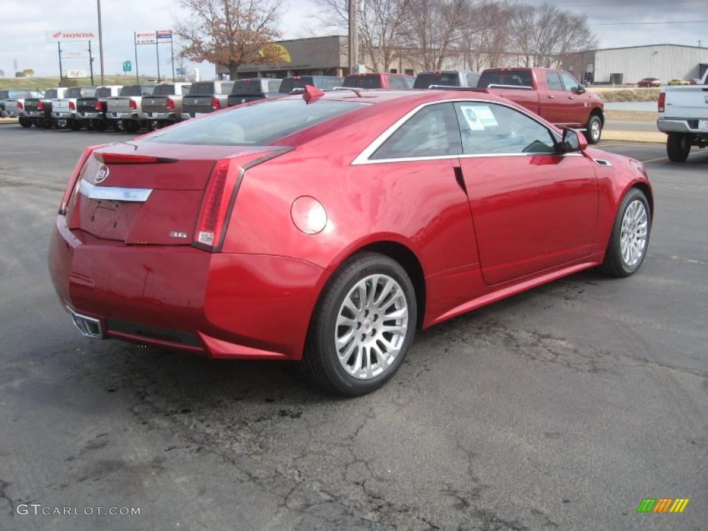 Crystal Red Tintcoat 2011 Cadillac CTS Coupe Exterior Photo #45507415