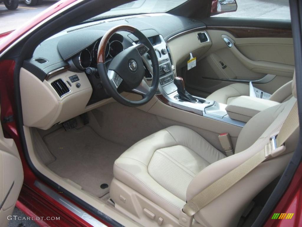 Cashmere/Cocoa Interior 2011 Cadillac CTS Coupe Photo #45507431