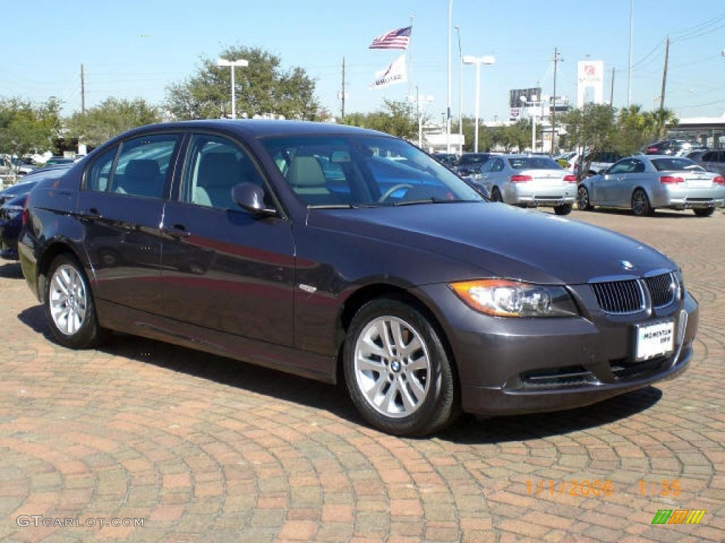 2006 3 Series 325i Sedan - Sparkling Graphite Metallic / Grey photo #2