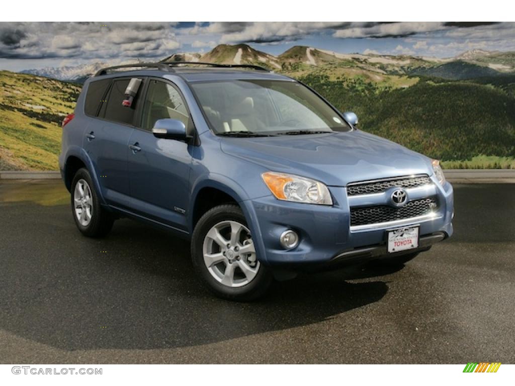 2011 RAV4 V6 Limited 4WD - Pacific Blue Metallic / Sand Beige photo #1