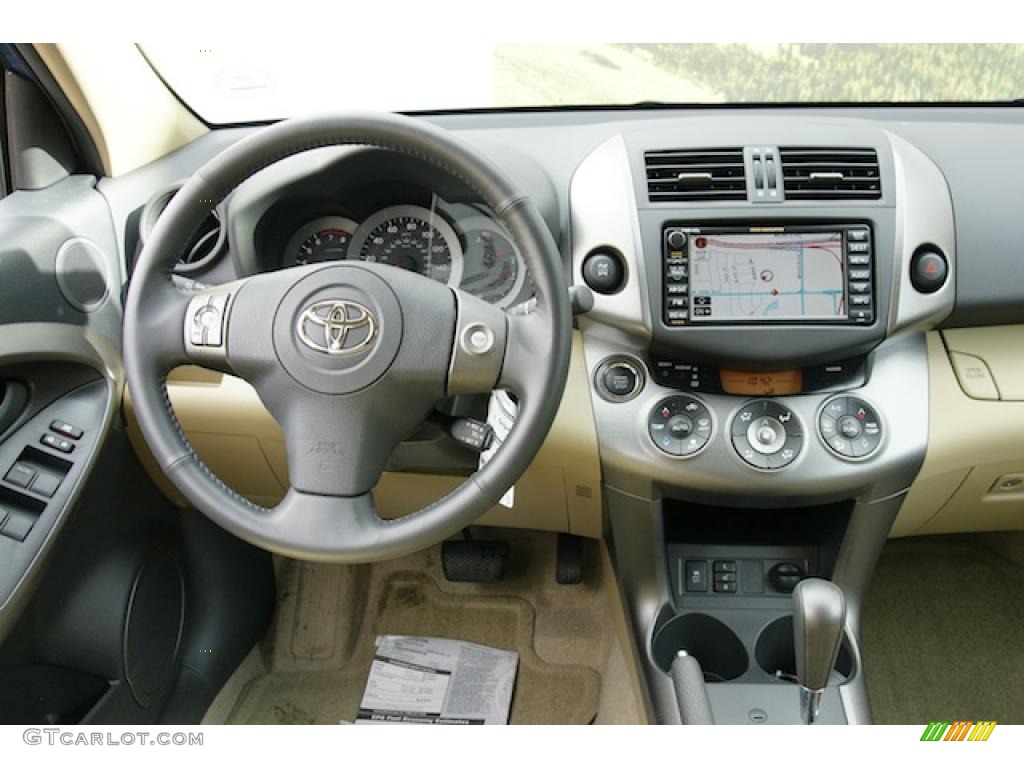 2011 Toyota RAV4 V6 Limited 4WD Sand Beige Dashboard Photo #45509911