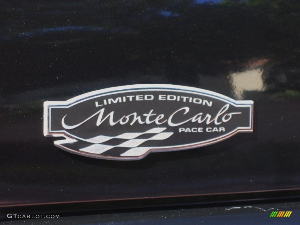 2001 Chevrolet Monte Carlo SS Brickyard 400 Pace Car Marks and Logos Photo #45509983