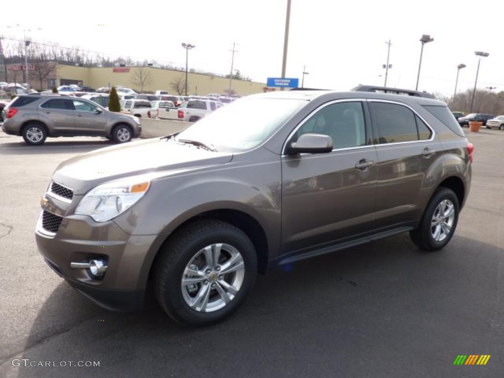 Mocha Steel Metallic 2011 Chevrolet Equinox LT AWD Exterior Photo #45510623