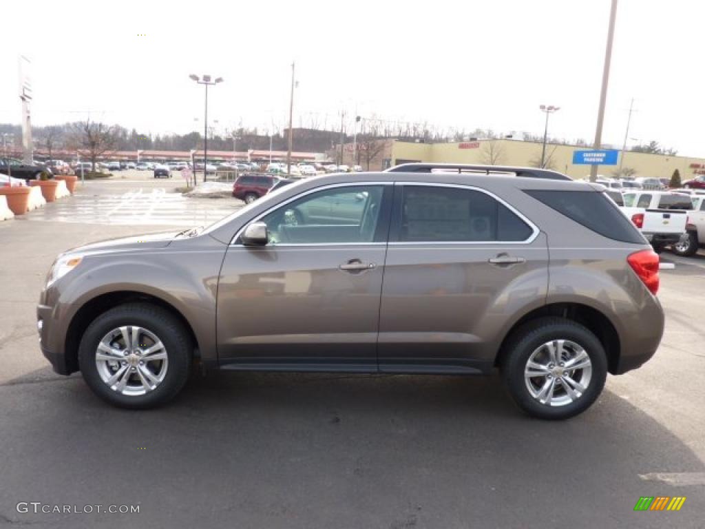 Mocha Steel Metallic 2011 Chevrolet Equinox LT AWD Exterior Photo #45510629