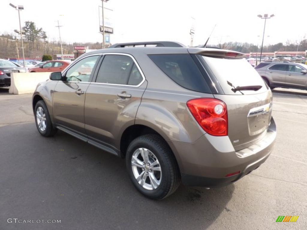 Mocha Steel Metallic 2011 Chevrolet Equinox LT AWD Exterior Photo #45510635