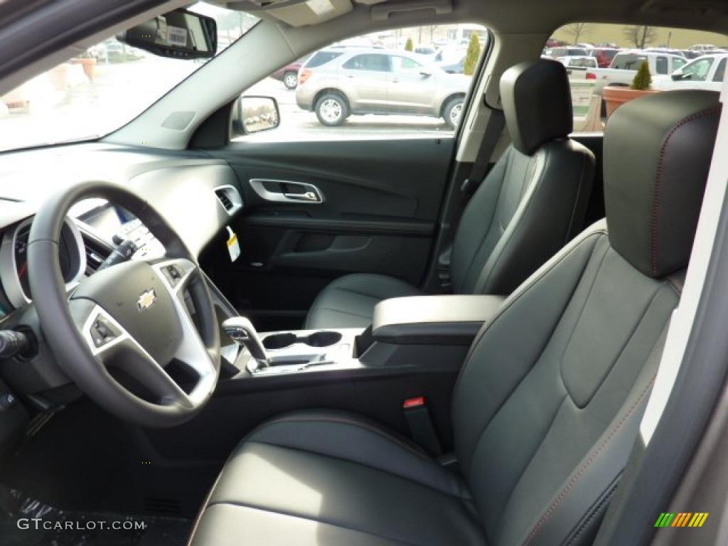 Jet Black Interior 2011 Chevrolet Equinox LT AWD Photo #45510651