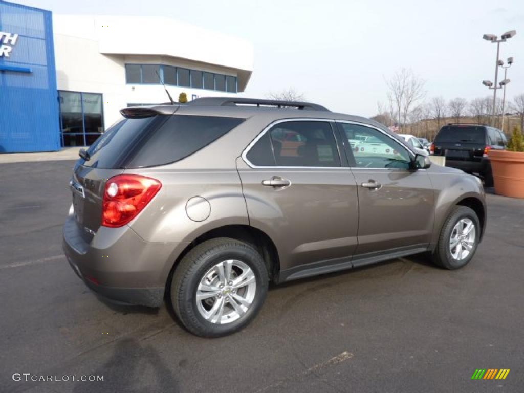 Mocha Steel Metallic 2011 Chevrolet Equinox LT AWD Exterior Photo #45510675