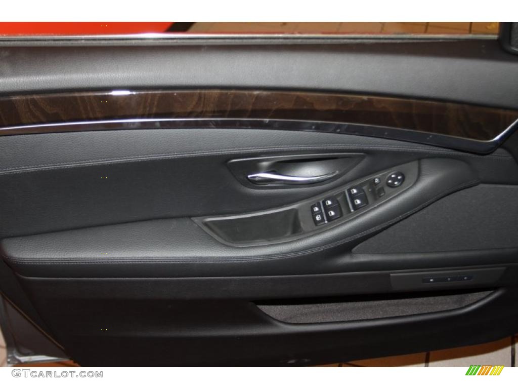 2011 5 Series 528i Sedan - Space Gray Metallic / Black photo #7
