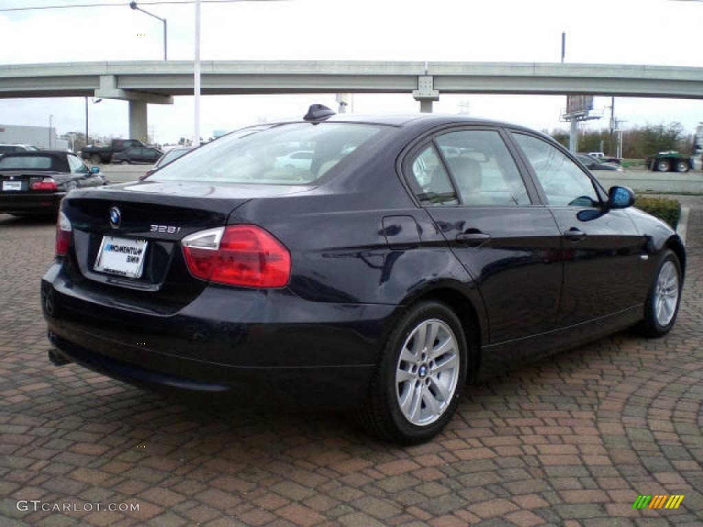 2007 3 Series 328i Sedan - Monaco Blue Metallic / Cream Beige photo #3