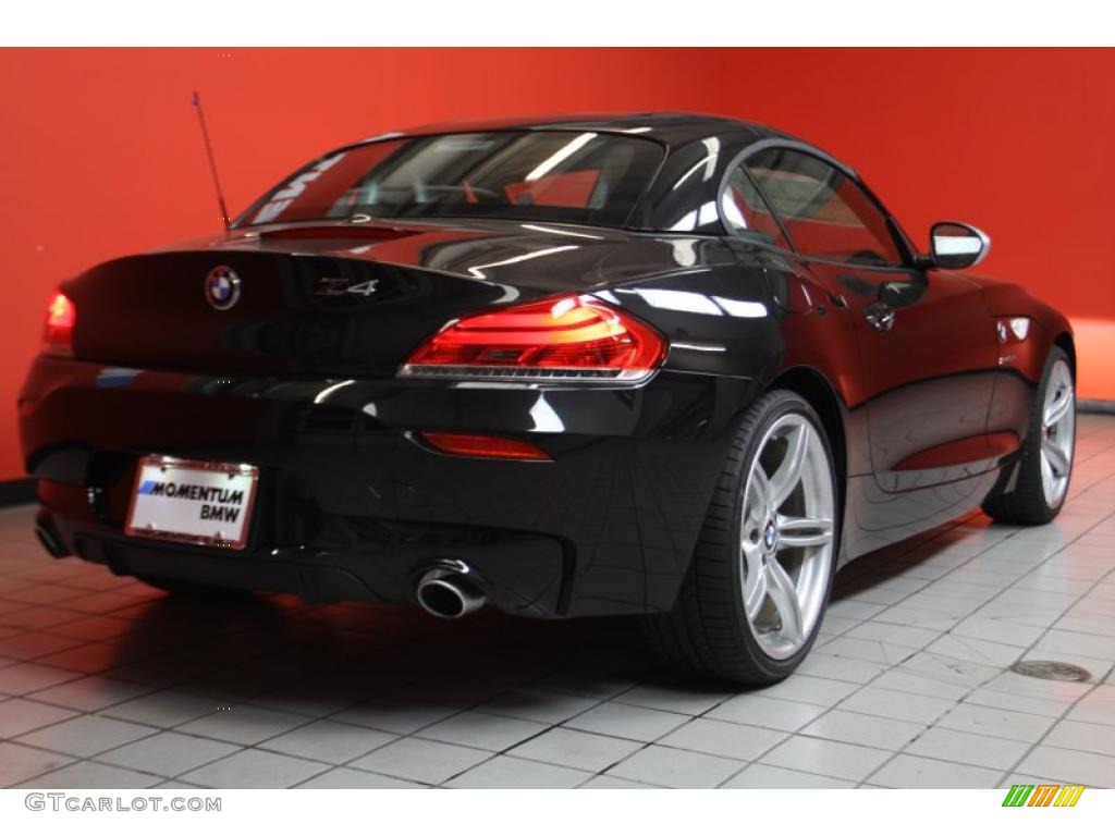 2011 Z4 sDrive35is Roadster - Black Sapphire Metallic / Ivory White photo #13