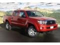 Barcelona Red Metallic 2011 Toyota Tacoma V6 TRD Double Cab 4x4 Exterior