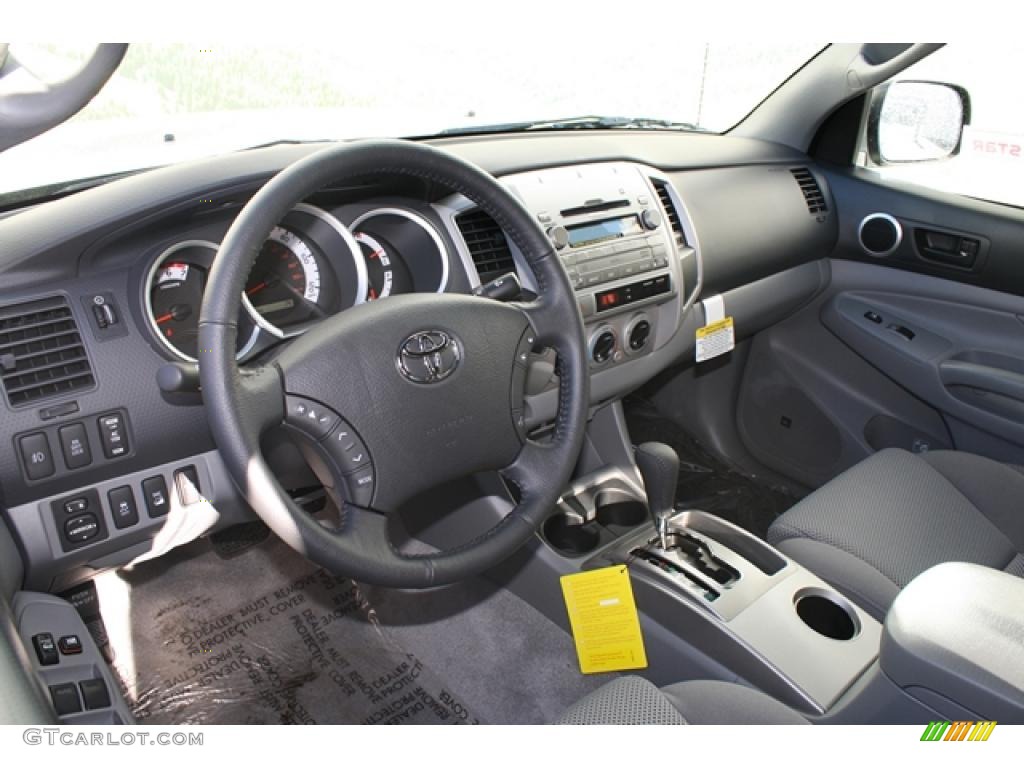 2011 Toyota Tacoma V6 TRD Double Cab 4x4 Graphite Gray Dashboard Photo #45511583