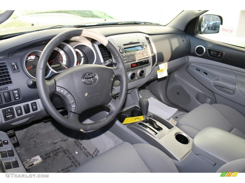 Graphite Gray Interior 2011 Toyota Tacoma V6 TRD Sport Double Cab 4x4 Photo #45511647