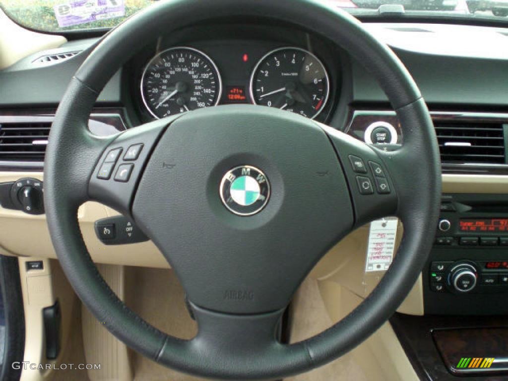 2007 3 Series 328i Sedan - Monaco Blue Metallic / Cream Beige photo #16