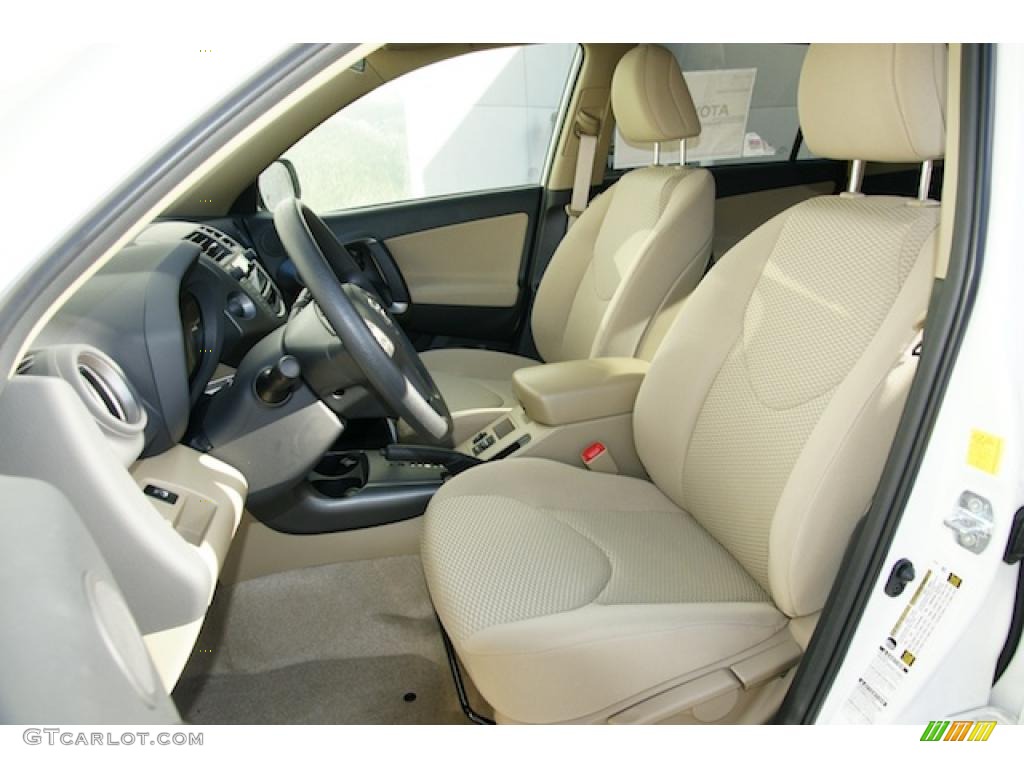 2011 RAV4 V6 4WD - Super White / Sand Beige photo #5