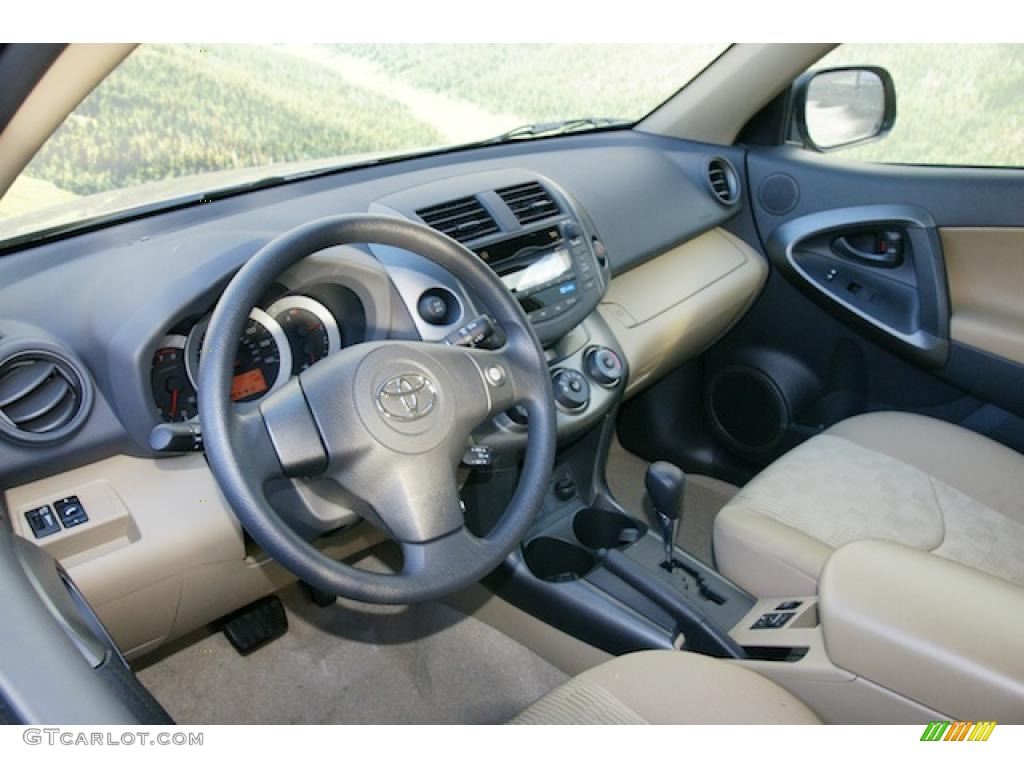 2011 Toyota RAV4 I4 4WD Sand Beige Dashboard Photo #45512708