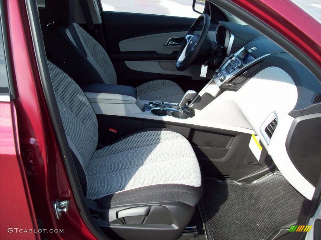 Light Titanium/Jet Black Interior 2011 Chevrolet Equinox LT AWD Photo #45513180