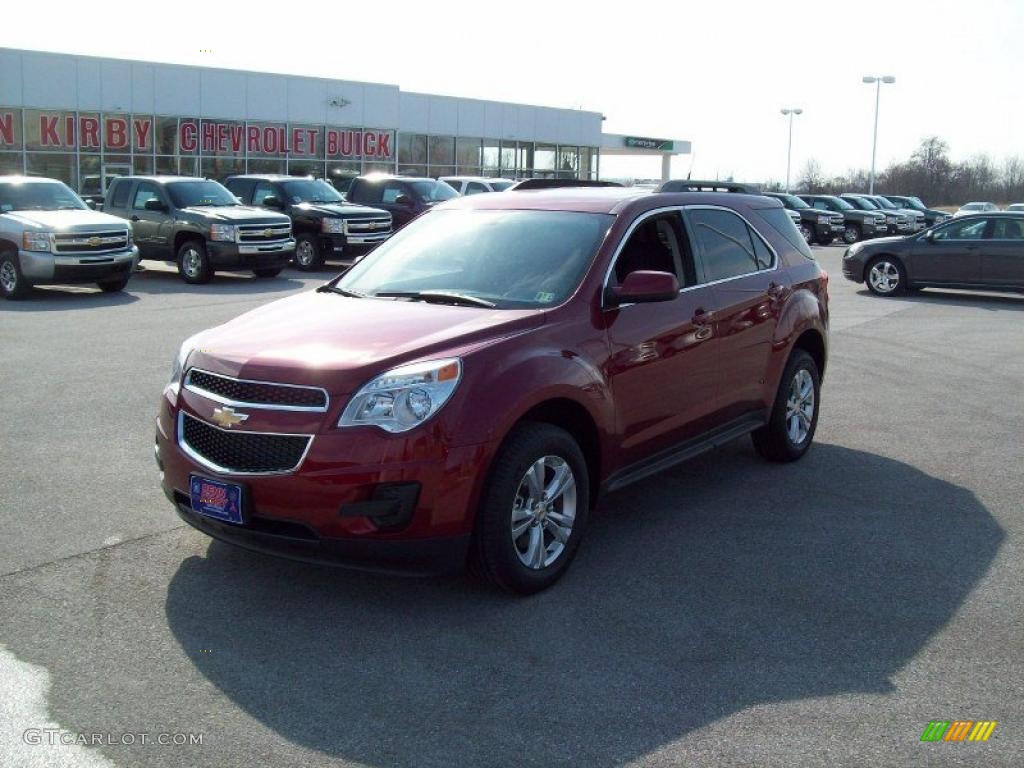 Cardinal Red Metallic 2011 Chevrolet Equinox LT AWD Exterior Photo #45513220