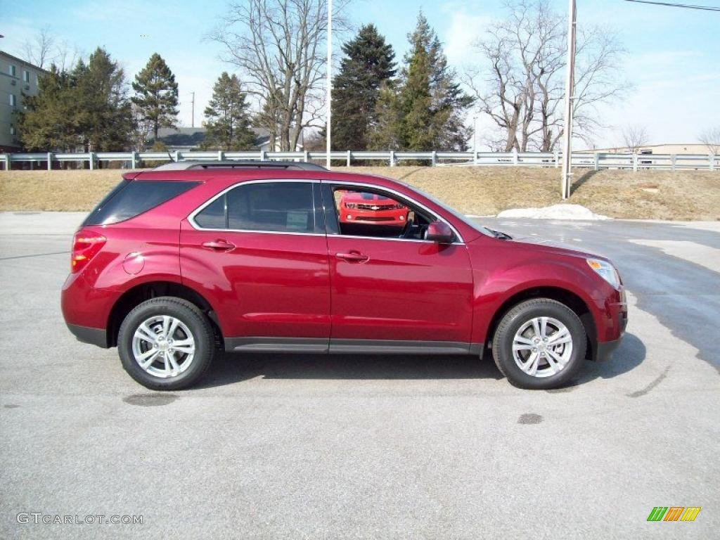 Cardinal Red Metallic 2011 Chevrolet Equinox LT AWD Exterior Photo #45513236