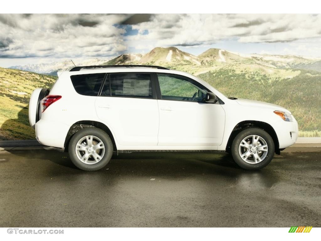 2011 RAV4 I4 4WD - Super White / Sand Beige photo #2