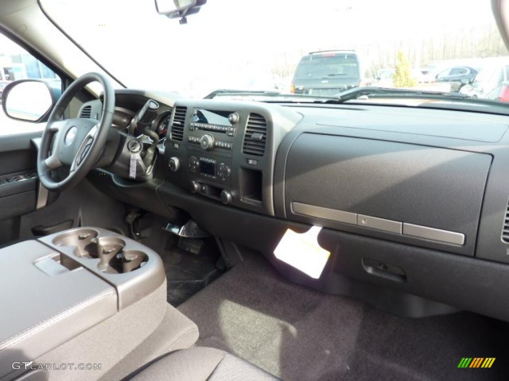 2011 Silverado 1500 LT Extended Cab 4x4 - Blue Granite Metallic / Ebony photo #8