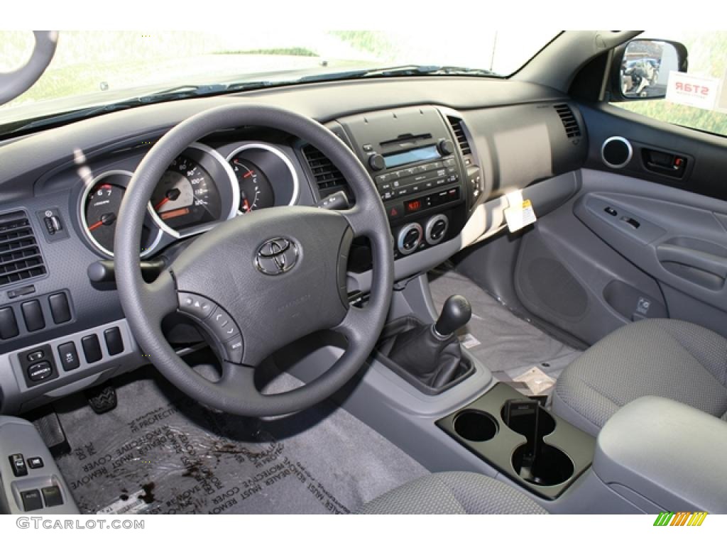 Graphite Gray Interior 2011 Toyota Tacoma Access Cab Photo #45513972