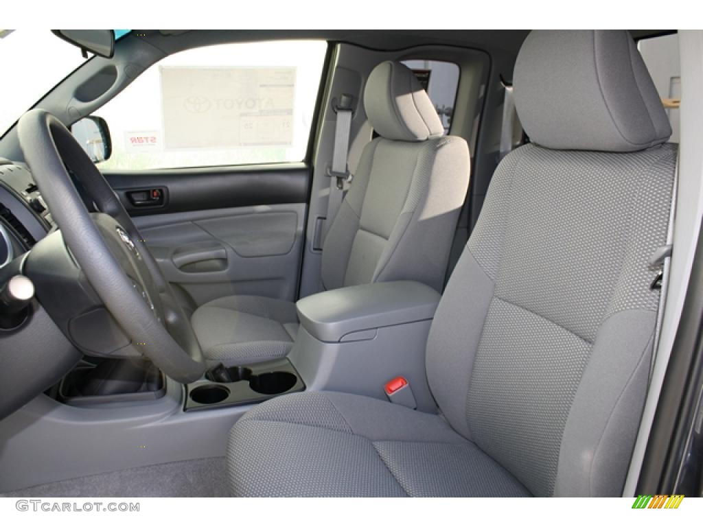 Graphite Gray Interior 2011 Toyota Tacoma Access Cab Photo #45514160