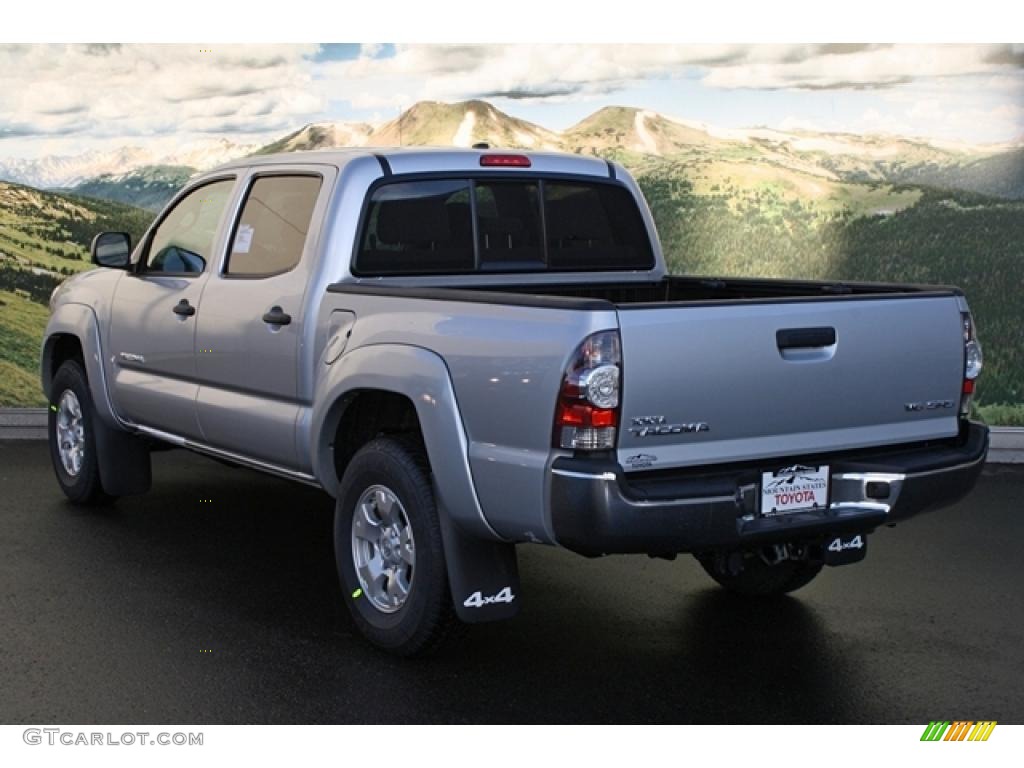 Silver Streak Mica 2011 Toyota Tacoma V6 SR5 Double Cab 4x4 Exterior Photo #45514256