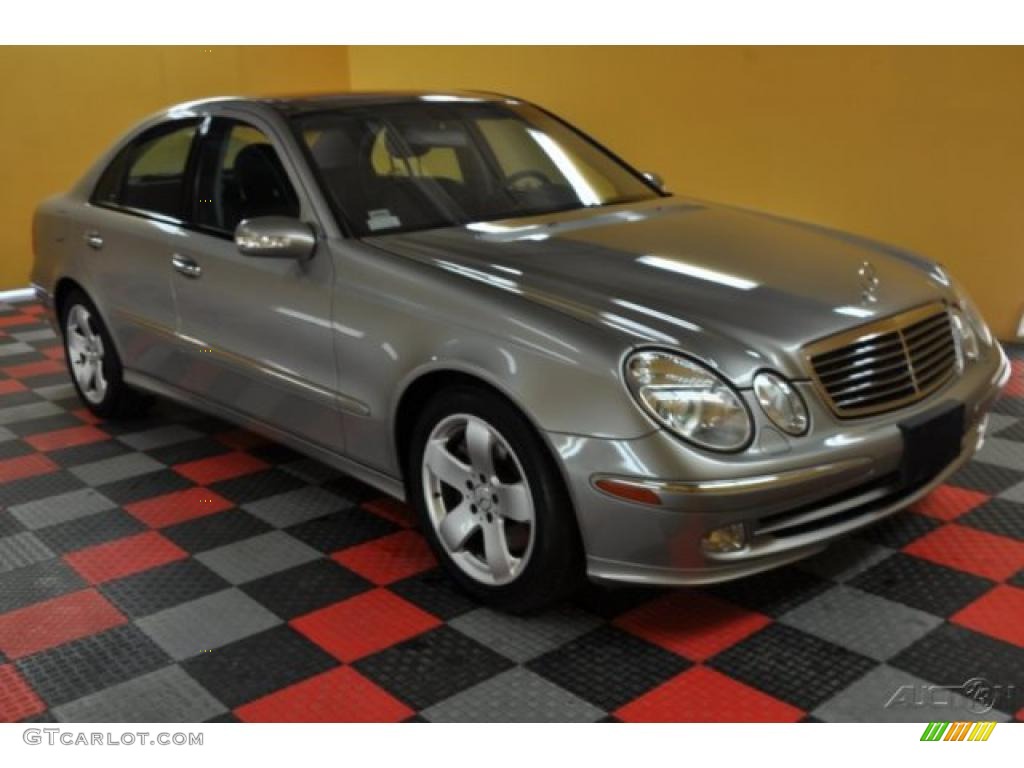 2004 E 500 4Matic Sedan - Pewter Silver Metallic / Charcoal photo #1