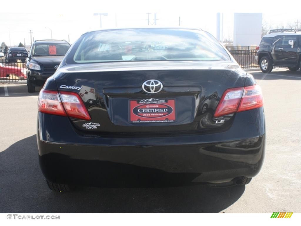 2008 Camry LE - Black / Ash photo #3