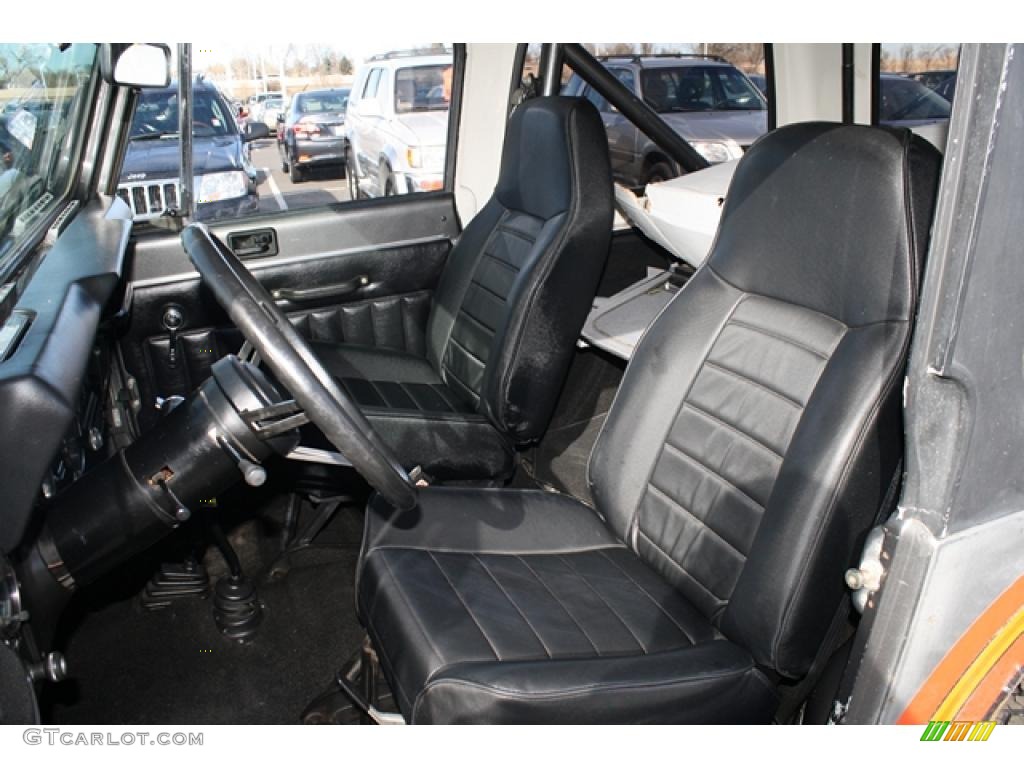 Black Interior 1986 Jeep CJ7 Renegade 4x4 Photo #45516812