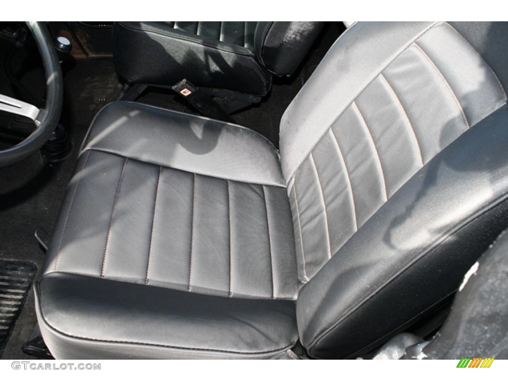 Black Interior 1986 Jeep CJ7 Renegade 4x4 Photo #45516824