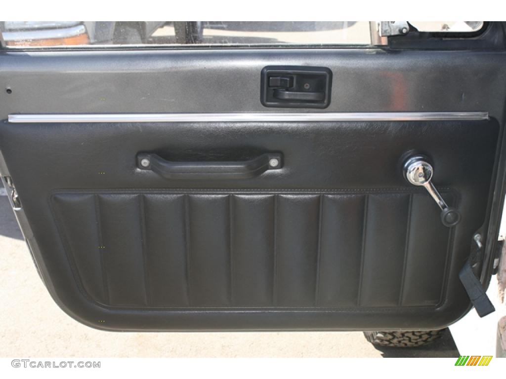 1986 Jeep CJ7 Renegade 4x4 Black Door Panel Photo #45516860