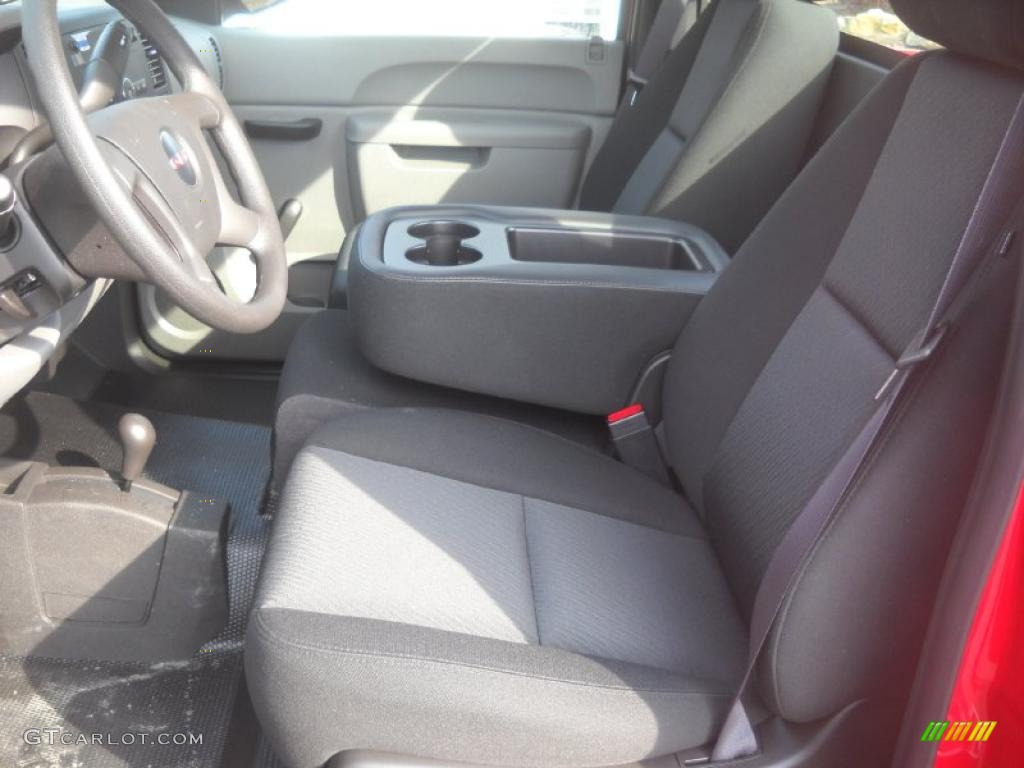 Dark Titanium Interior 2011 GMC Sierra 1500 Regular Cab 4x4 Photo #45517220