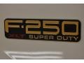 2004 Ford F250 Super Duty XLT SuperCab 4x4 Marks and Logos
