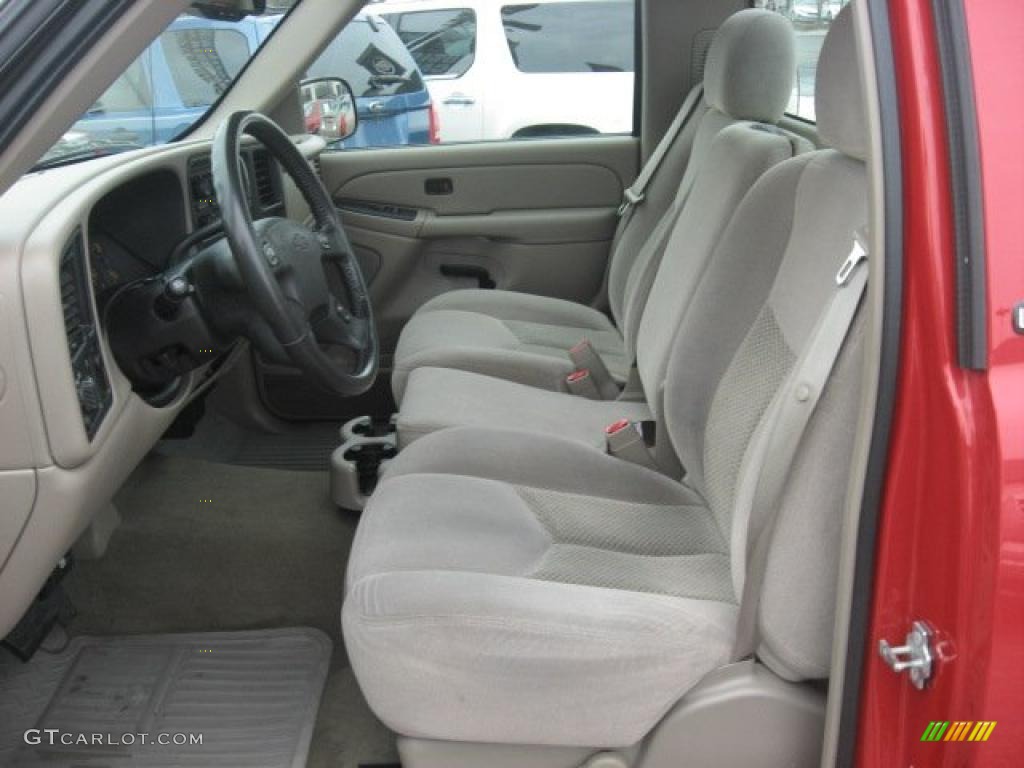 Tan Interior 2004 Chevrolet Silverado 1500 LS Regular Cab Photo #45518076