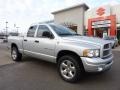 2003 Bright Silver Metallic Dodge Ram 1500 Laramie Quad Cab 4x4  photo #1