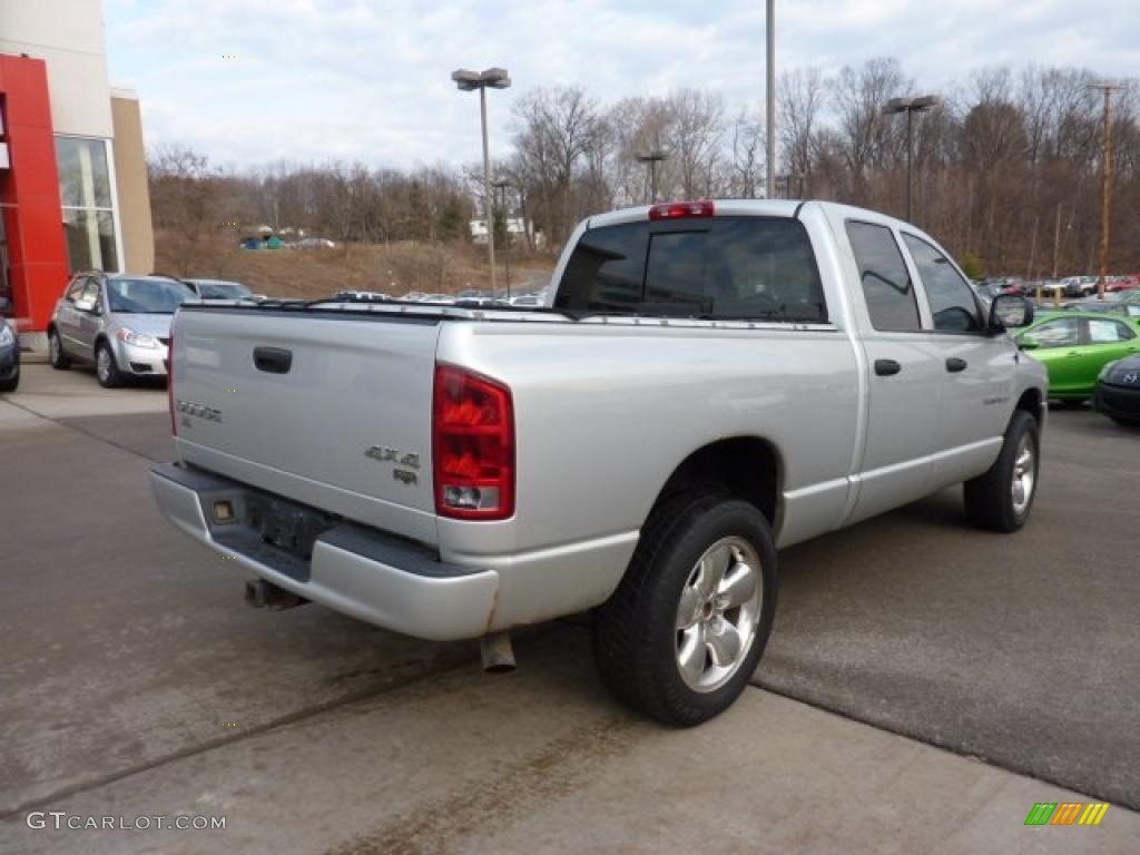 Bright Silver Metallic 2003 Dodge Ram 1500 Laramie Quad Cab 4x4 Exterior Photo #45519780