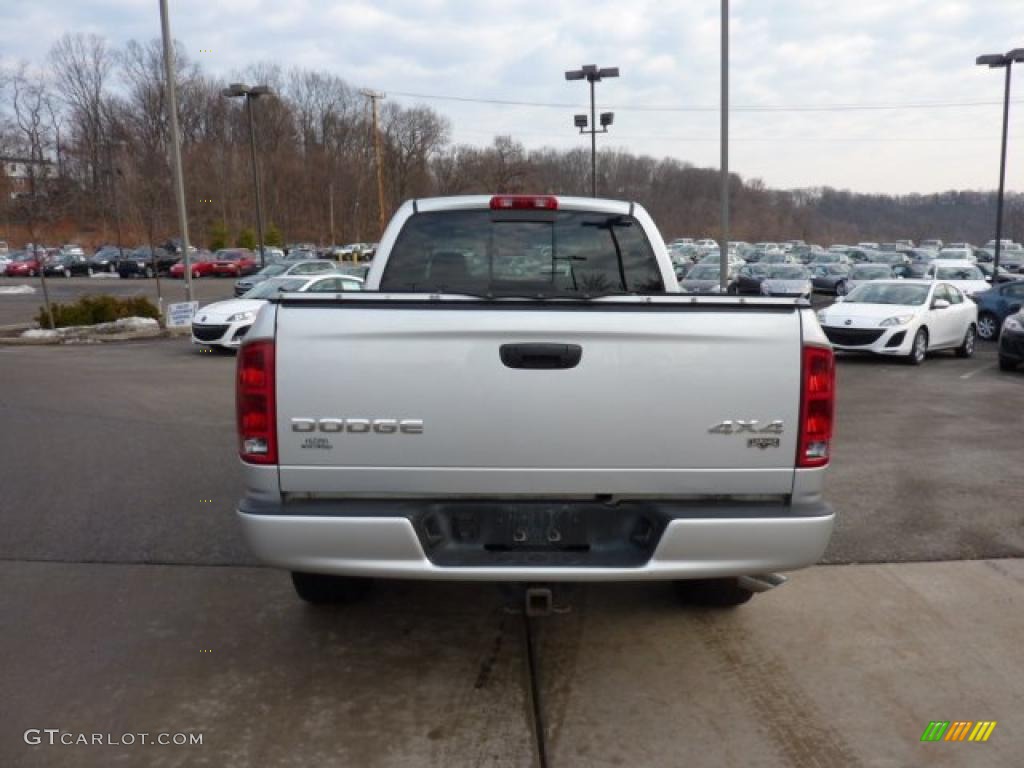 2003 Ram 1500 Laramie Quad Cab 4x4 - Bright Silver Metallic / Dark Slate Gray photo #3