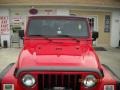 2004 Flame Red Jeep Wrangler Rubicon 4x4  photo #4