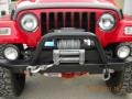 Flame Red 2004 Jeep Wrangler Rubicon 4x4 Exterior