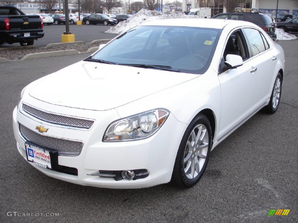 Summit White 2010 Chevrolet Malibu LTZ Sedan Exterior Photo #45521308