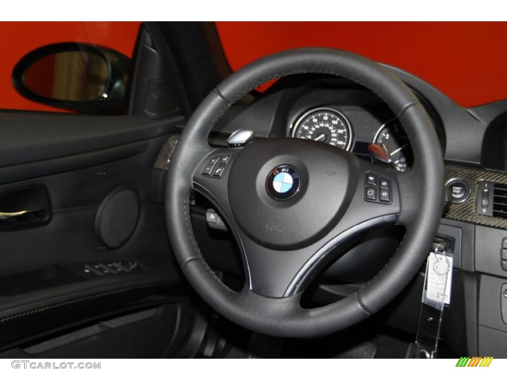 2009 3 Series 335i Convertible - Black Sapphire Metallic / Black Dakota Leather photo #9