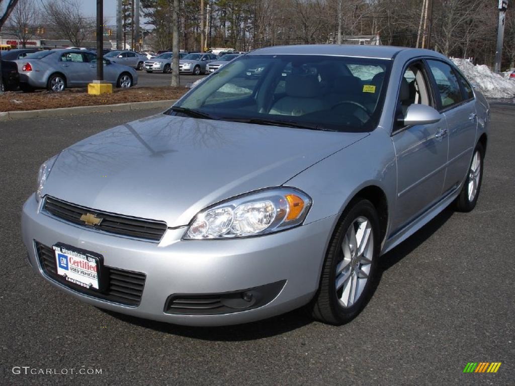 2010 Impala LTZ - Silver Ice Metallic / Gray photo #1