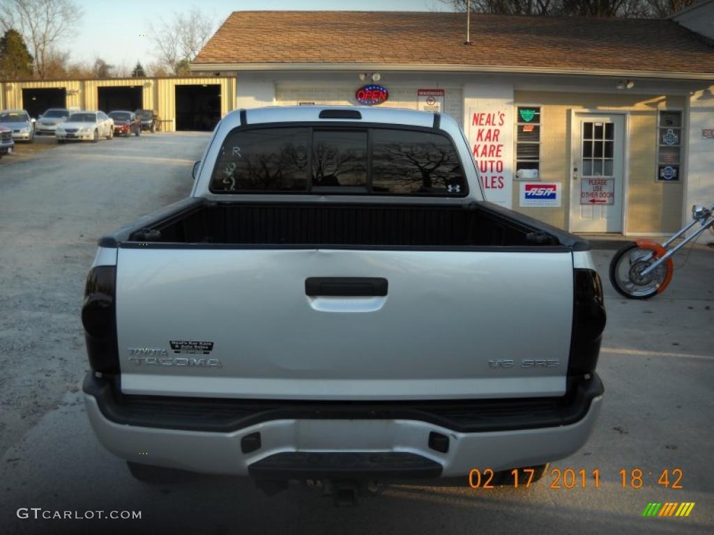 2008 Tacoma V6 TRD Sport Access Cab 4x4 - Silver Streak Mica / Graphite Gray photo #8