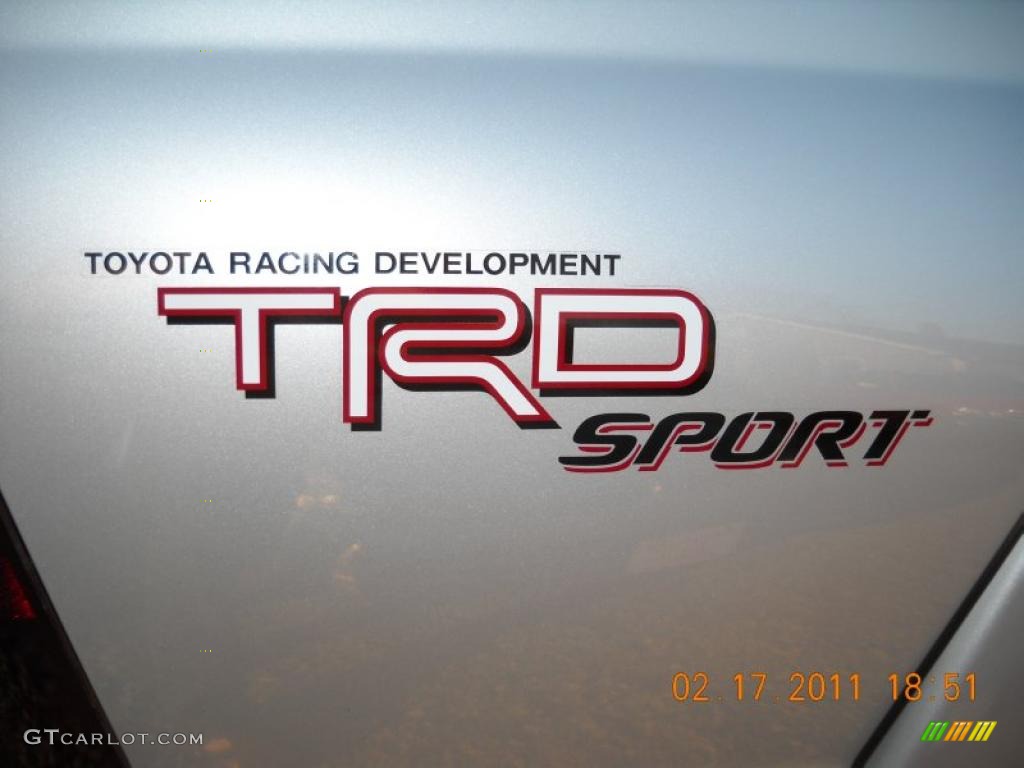 2008 Tacoma V6 TRD Sport Access Cab 4x4 - Silver Streak Mica / Graphite Gray photo #12