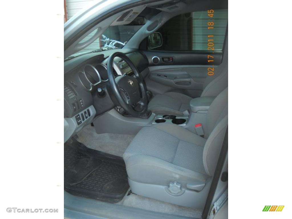 2008 Tacoma V6 TRD Sport Access Cab 4x4 - Silver Streak Mica / Graphite Gray photo #16