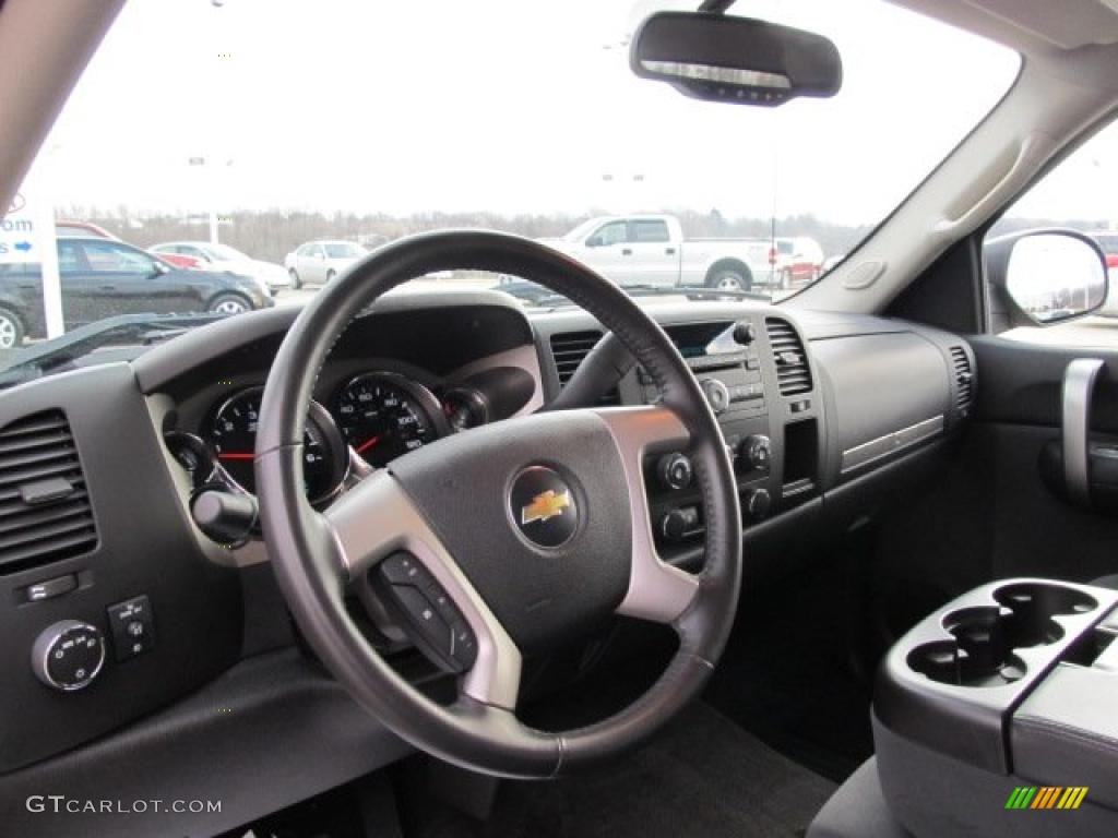 2009 Silverado 1500 LT Extended Cab 4x4 - Imperial Blue Metallic / Ebony photo #16