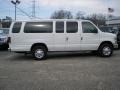 Oxford White 2010 Ford E Series Van E350 XLT Passenger Extended Exterior