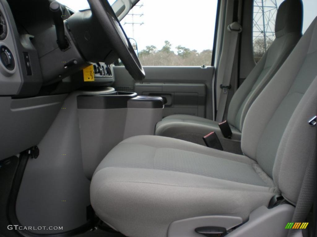 Medium Flint Interior 2010 Ford E Series Van E350 XLT Passenger Extended Photo #45523808